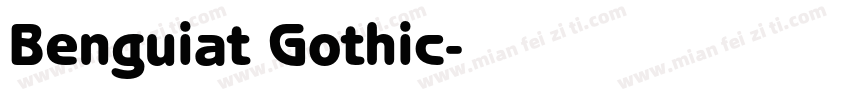 Benguiat Gothic字体转换